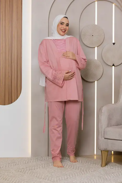Soft elegance matching pijama set in chashmere (8 pcs) image 1