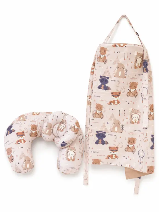 Premium nursing pillow & nursing cover set  image 2