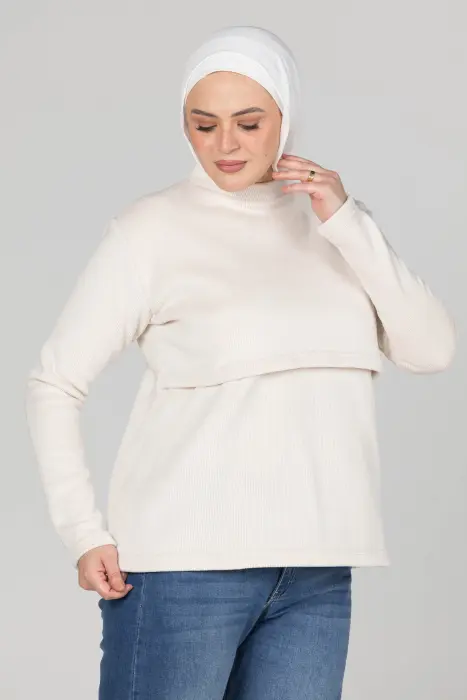 Winter ribbed nursing basic  image 8