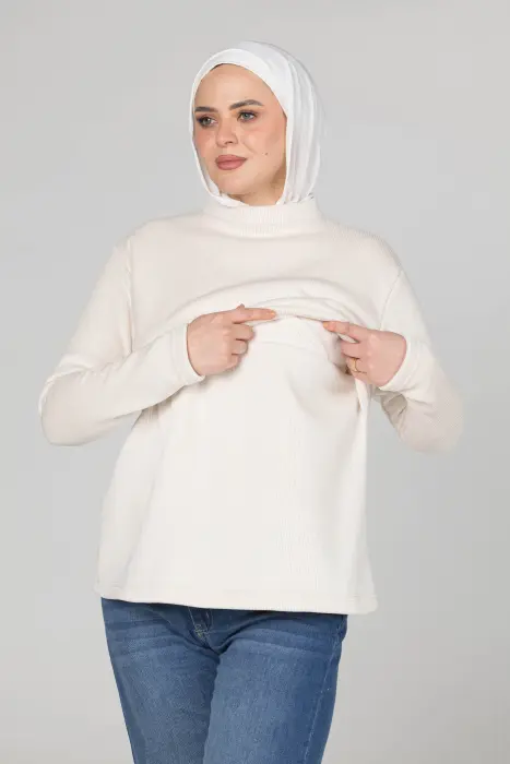 Winter ribbed nursing basic  image 6