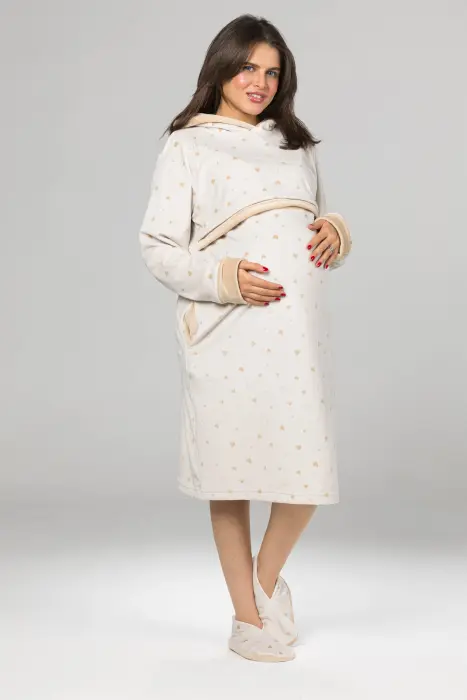 Little love night shirt in beige ( 2 pcs) image 0