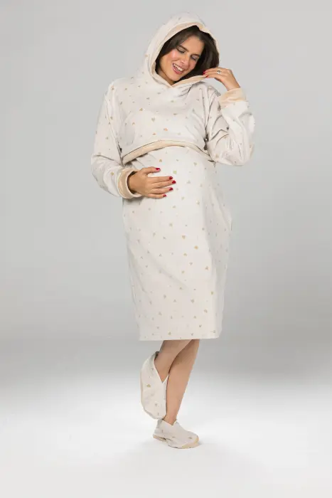 Little love night shirt in beige ( 2 pcs) image 6