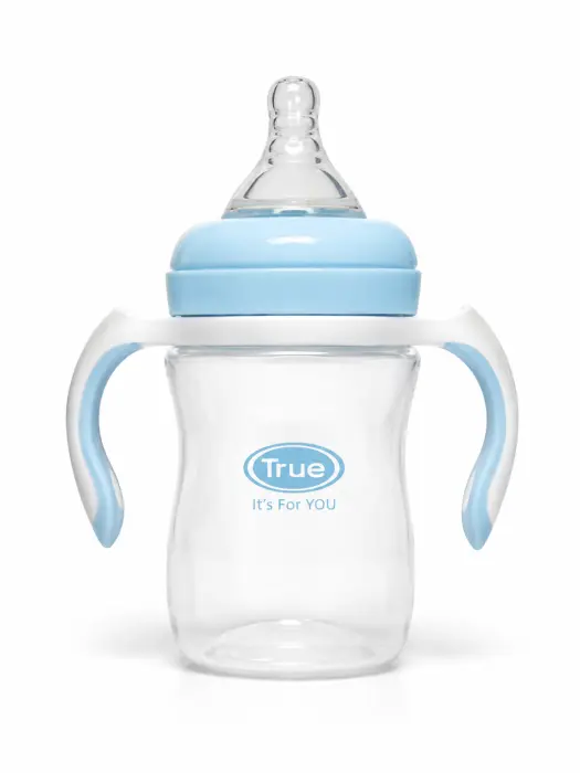 True wide neck bottle with hand image 0