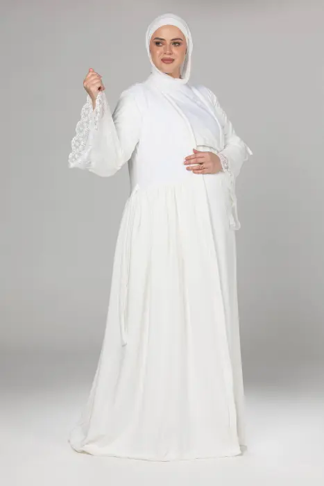 Velvet Dalida set in white (3 pcs) image 2