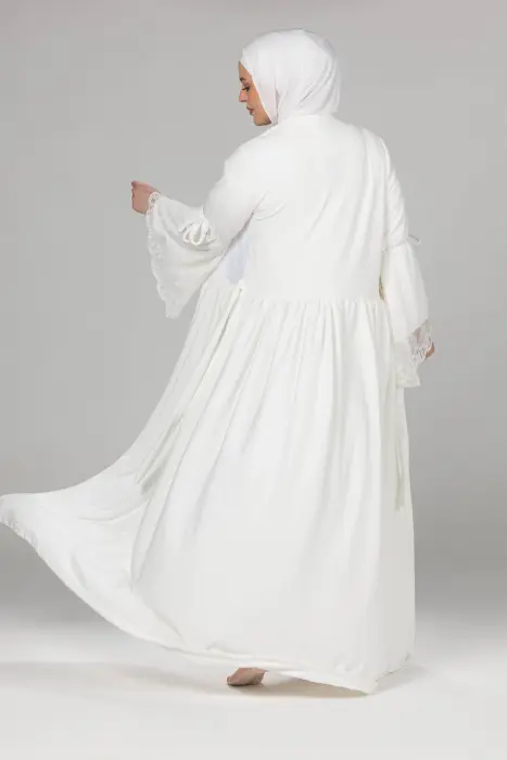 Velvet Dalida set in white (3 pcs) image 5
