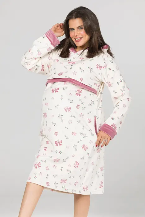 Sweet bows night shirt in pink ( 2 pcs) image 1
