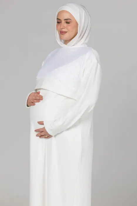 Velvet Dalida set in white (3 pcs) image 6