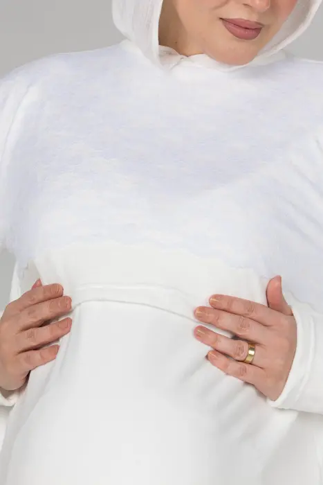 Velvet Dalida set in white (3 pcs) image 7