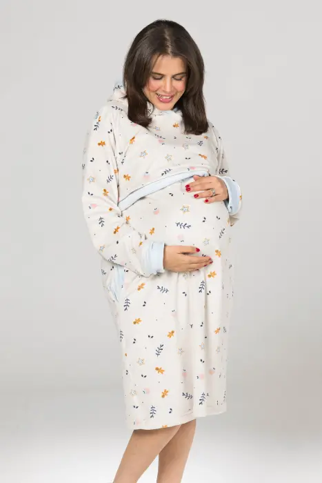Royal night shirt in baby blue ( 2 pcs) image 2