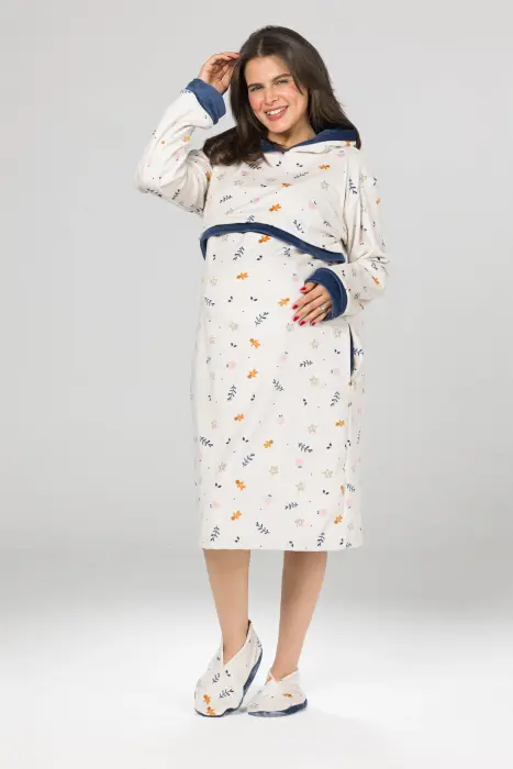 Royal night shirt in dark blue ( 2 pcs) image 1