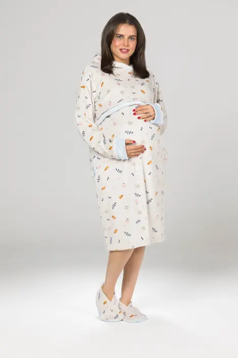 Royal night shirt in baby blue ( 2 pcs) image 0