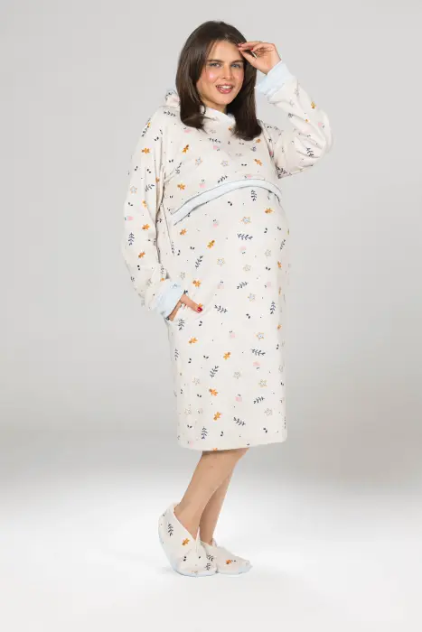 Royal night shirt in baby blue ( 2 pcs) image 1