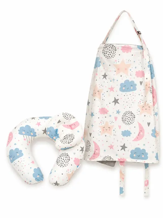 Premium nursing pillow & nursing cover set  image 0