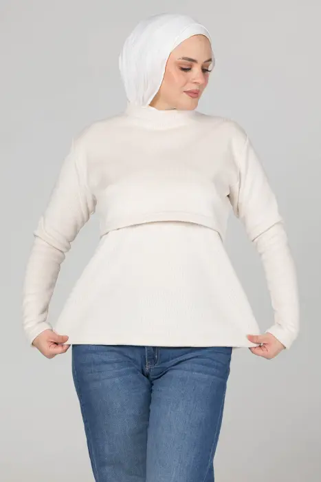 Winter ribbed nursing basic  image 5