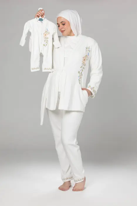 Blue Haven embroidered matching pijama set (8 pcs) image 0