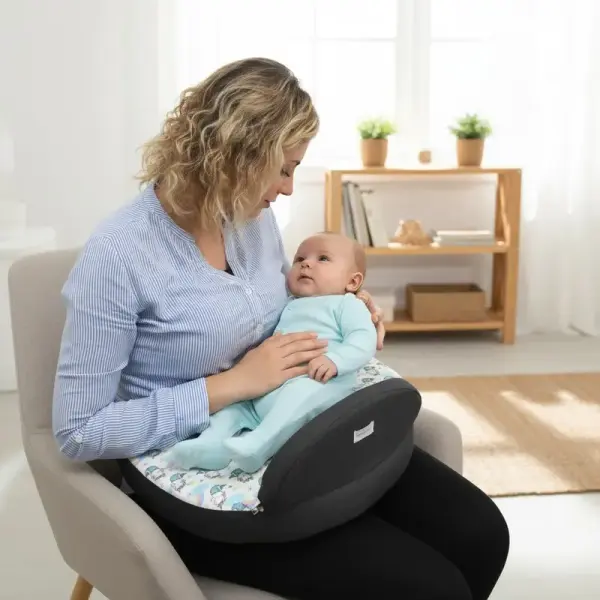 Breatfeeding pillow with waist belt image 2