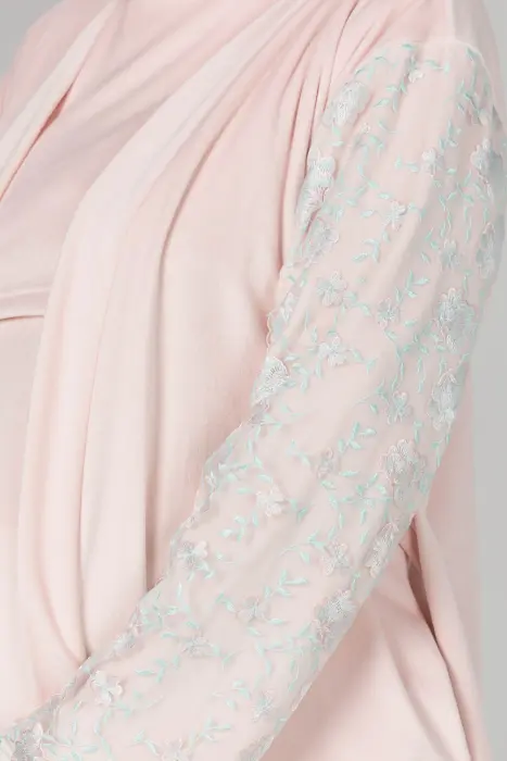 Soft elegance matching pijama set in body rose (8 pcs) image 3