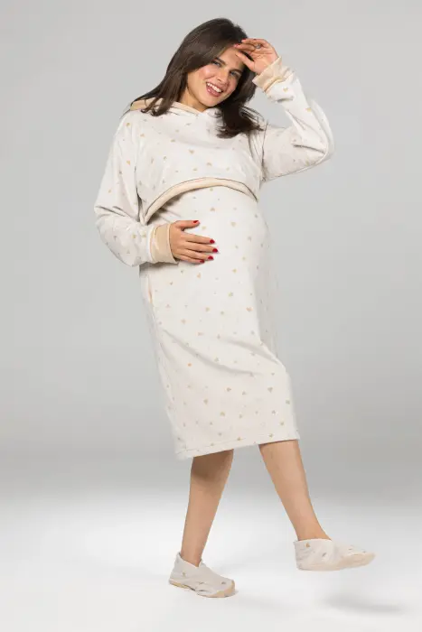 Little love night shirt in beige ( 2 pcs) image 1