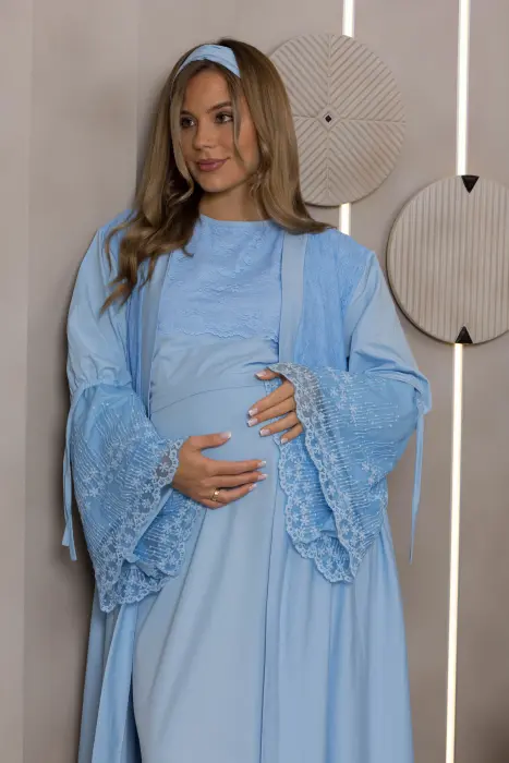 Daida set in baby blue (3pcs) image 4