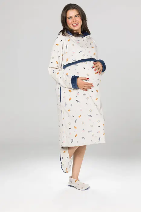 Royal night shirt in dark blue ( 2 pcs) image 3