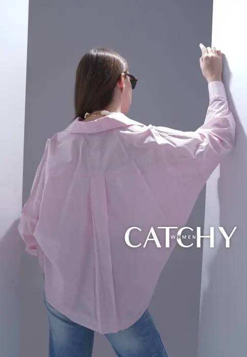 Aurora Oversized Pleated Blouse image 1