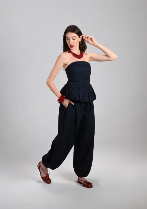 Chic Poplin Two-Piece Set – Elegant & Effortless image 1