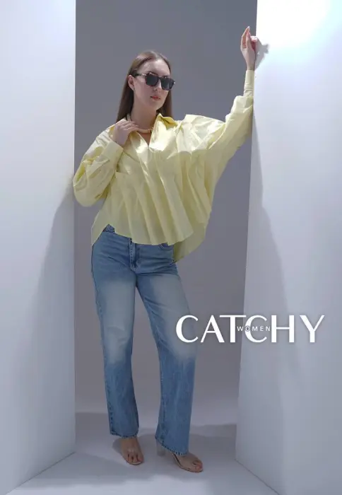 Aurora Oversized Pleated Blouse image 7