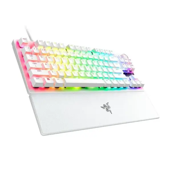 Razer HuntsMan V3 Pro Tenkeyless Analog Optical Esports Keyboard Analog Optical Switches Gen 2 - White image 1