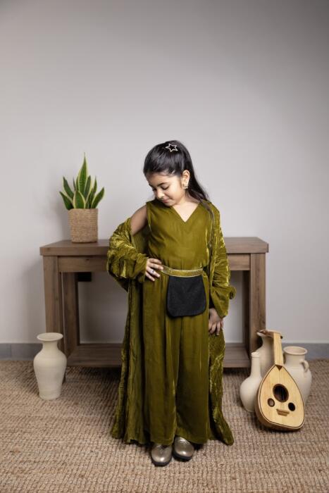 Lime jumpsuits-6-7 y image 0