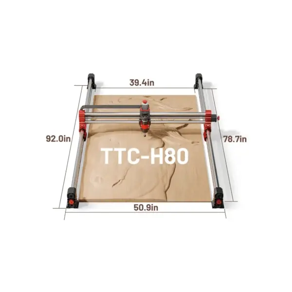 Twotrees TTC-H40/H80 CNC Router Machine image 5