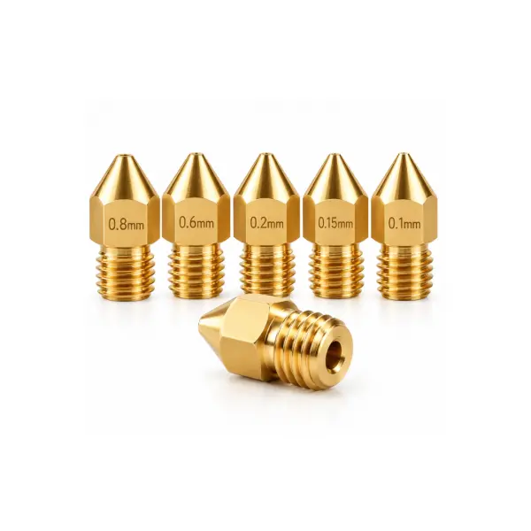 MK8 Brass Nozzle image 0