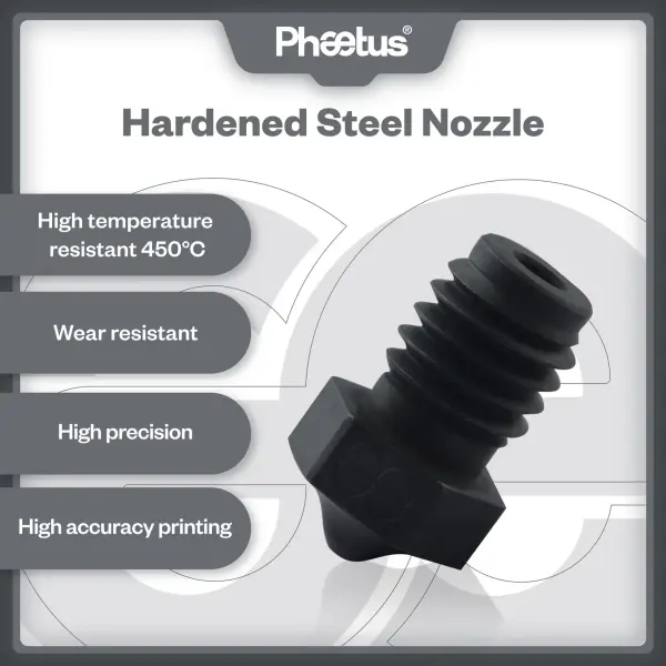 Hardened Steel Nozzle - Phaetus - 1.0mm Hardened Steel image 1