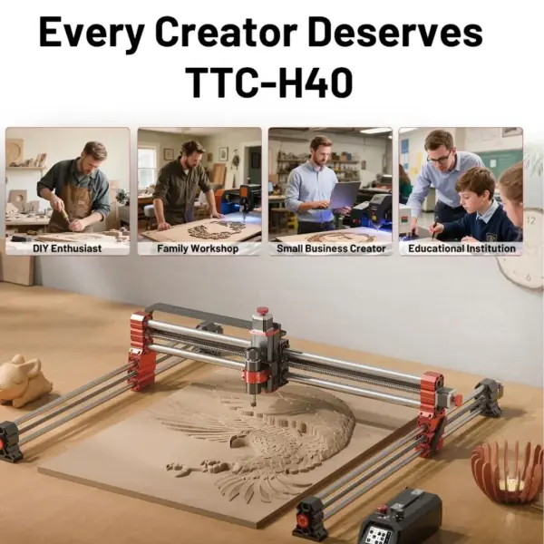 Twotrees TTC-H40/H80 CNC Router Machine image 1