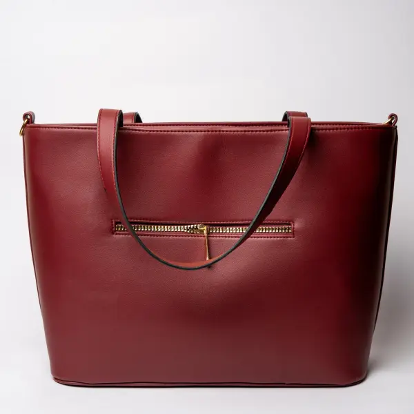 Burgundy Shoulder Bag image 1