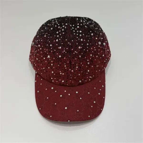  GUCCI GG Baseball Hat - Ceystals image 5