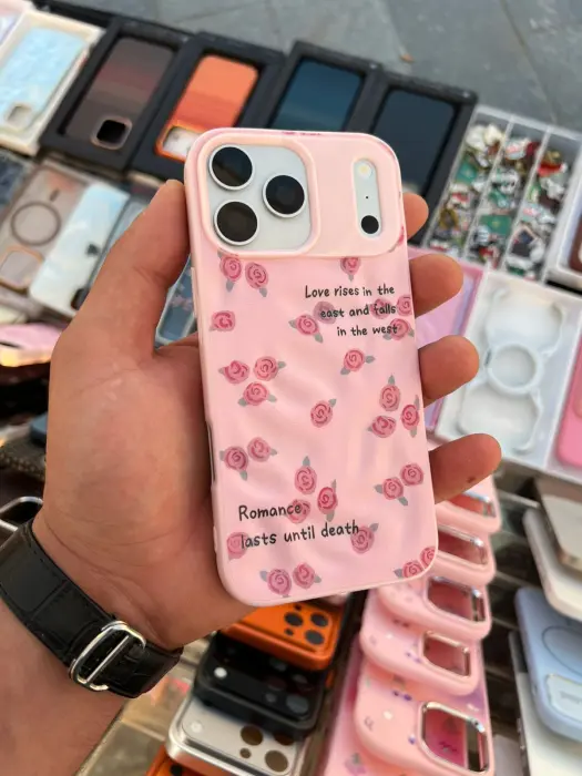 New rose case pink 3 iphone 17promax  image 0