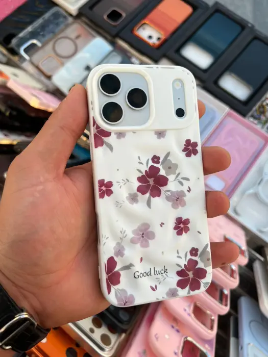 New rose case white iphone 17promax image 0