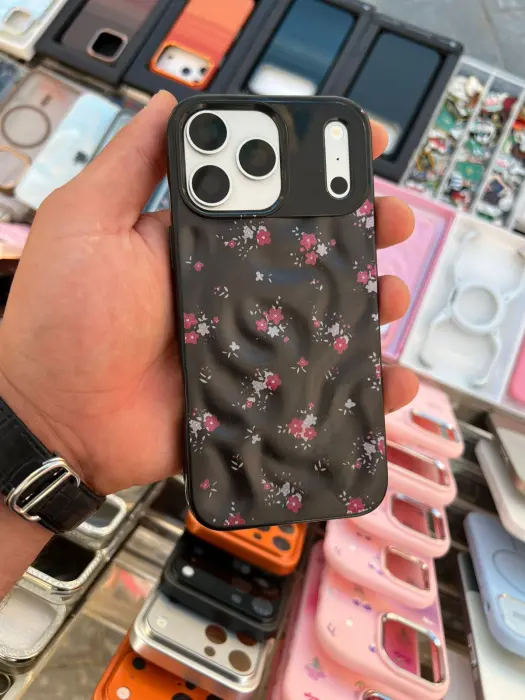 New rose case black iphone 17promax image 0