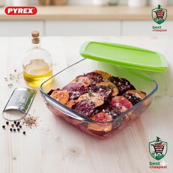 بايركس صحن فرن مع غطاء 0.35 لتر image 0