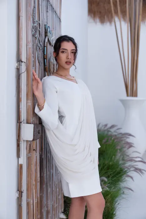 WHITE DRESS agapi-S image 0