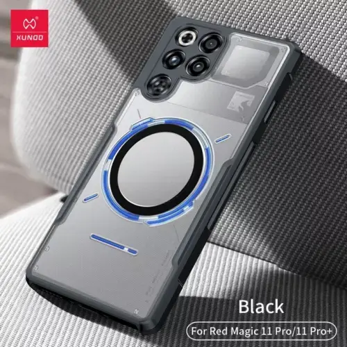 REDMAGIC 11 Pro Transparent Bumper Case with Magnetic Ring by XUNDD image 0