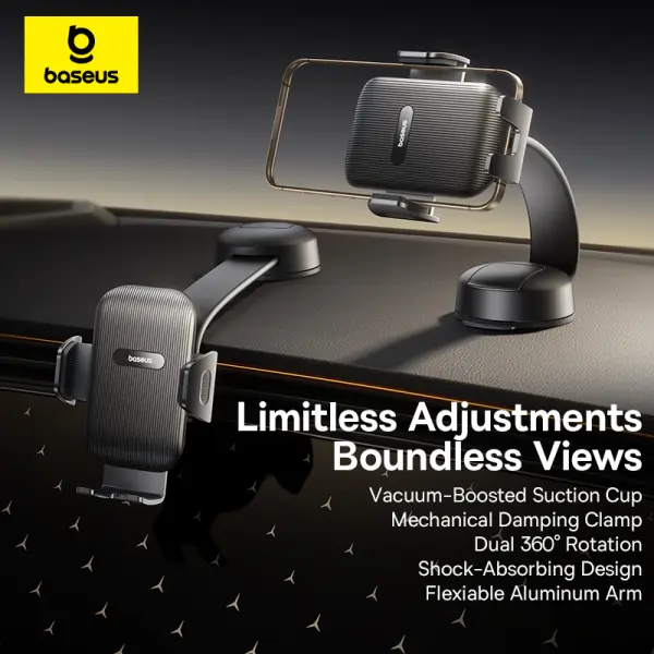 Baseus PrimeTrip C03 Air Clamping Car Mount Suction Cup Version image 9