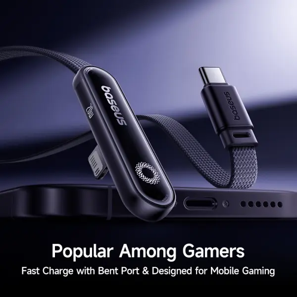 Baseus MVP 3 Fast Charging Cable USB-C to iP 20W 2m Cosmic Black image 3