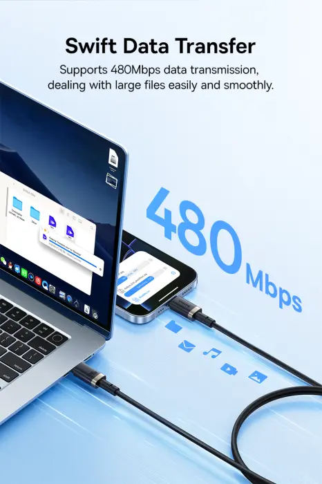 Baseus Dura Fast Charging Data Cable USB-C to USB-C 240W 1m Gold Black image 10