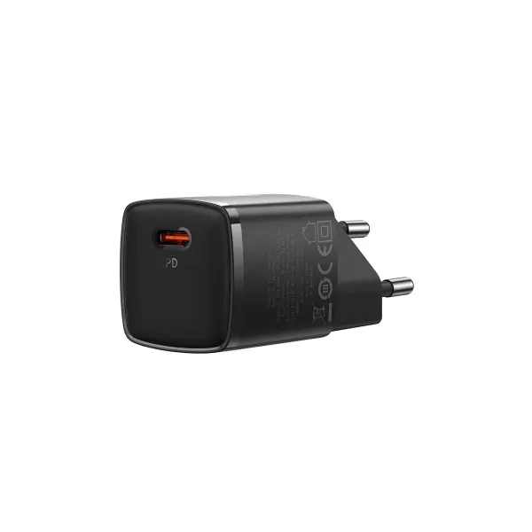 شاحن سريع بيسوس Baseus CUB Pro بقوة 30 واط منفذ Type-C - لون أسود image 1