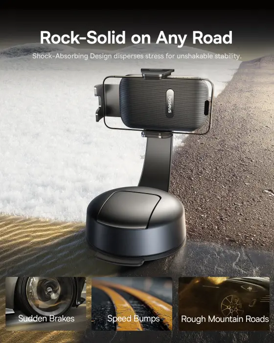 Baseus PrimeTrip C03 Air Clamping Car Mount Suction Cup Version image 3