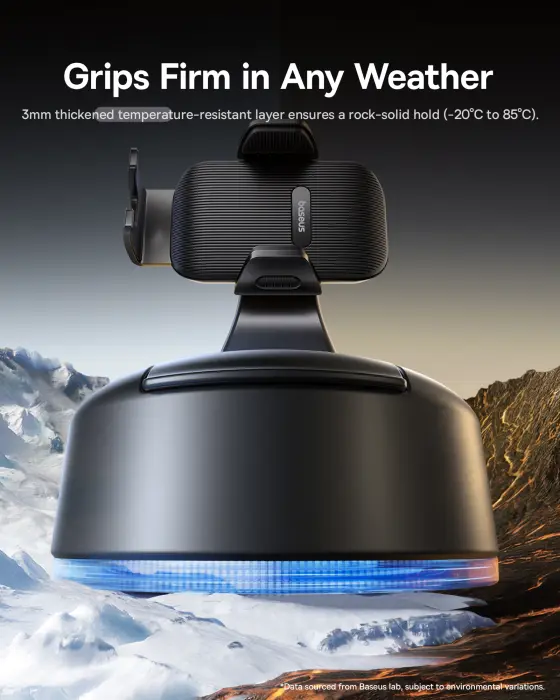 Baseus PrimeTrip C03 Air Clamping Car Mount Suction Cup Version image 4
