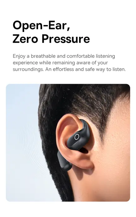 Eli 2i Fit Open-Ear TWS Earbuds Black image 3