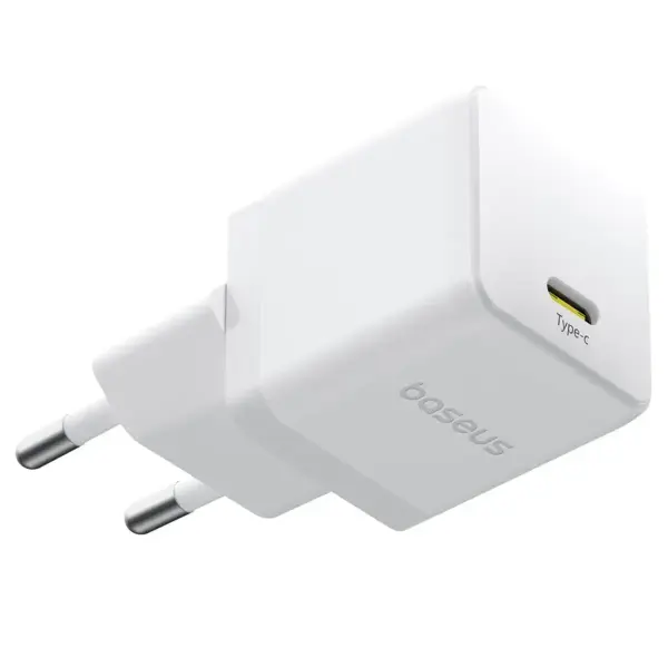 Baseus Palm Fast Charger 1C 20W EU Moon White image 0