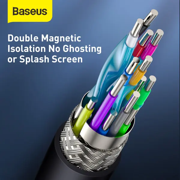 كابل اتش دي ام اي بيسوس Baseus High Definition يدعم دقة 4K بطول 3 متر - لون أسود image 7